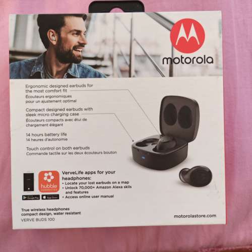 Motorola verve buds 100 bluetooth headset 藍牙耳機