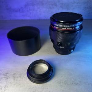 Canon 85mm f1.2 FD