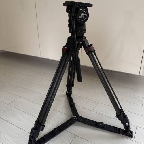 Sachtler FSB6 & 4588 Speed Lock 75 CF Tripod w/ 75mm Bowl Carbon Fibre Tripod