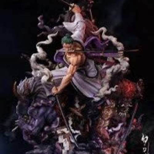 GK 拆擺 長放箱 燃風GK 索隆 卓洛 有盒有海報