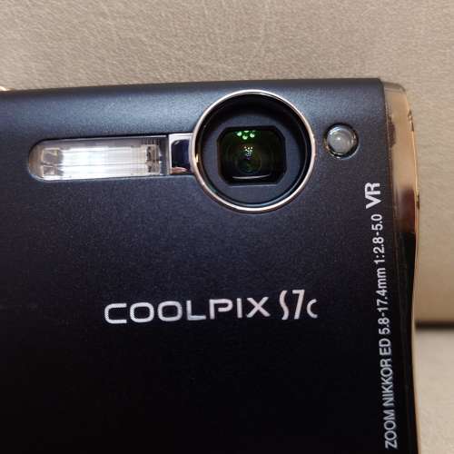 Nikon Coolpix S7c 新淨黑色尼康CCD相機 Travel CCD Camera 數碼相機 超輕薄咭片機 ...