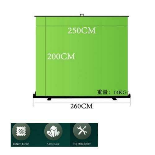 Chromakey Green SCREEN Background Pro Ver (綠色背景屏幕易拉架 - 專業380g 加厚版)