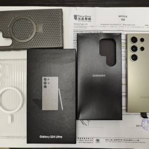 512GB,99%新,香港行貨,鈦金屬灰色Samsung s24u s24 ultra dual 雙卡 5G, 有盒有單