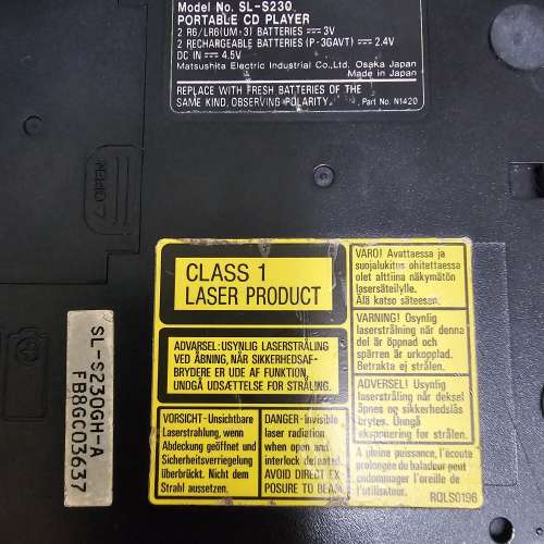 Panasonic Discman SL-S230