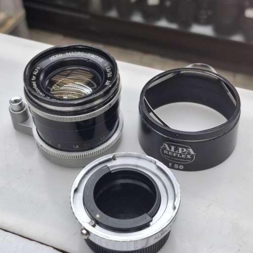 ALPA KERN-MACRO-SWITAR 50MM F1.8 AR 面微花 + LEICA M 連動 MOUNT