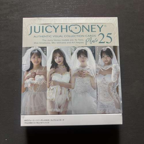 全新 2025 Juicy Honey Plus 25 AV 女優 盒卡 全新未拆