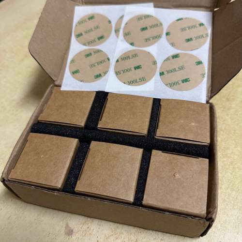 全新：不銹鋼釘腳六粒/盒 SET OF 6 PCS