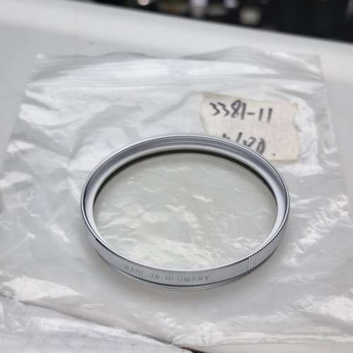 LEITZ E55 UVA FILTER 13373  LEICA E48 UV SILVER  LEICA E55 UVA SILVER