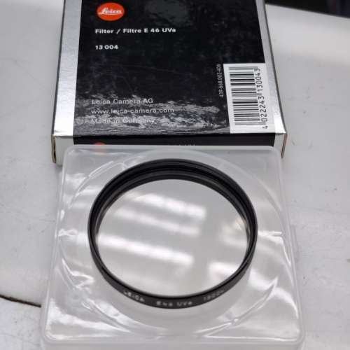 LEITZ E55 UVA FILTER 13373  LEICA E48 UV SILVER  LEICA E55 UVA SILVER
