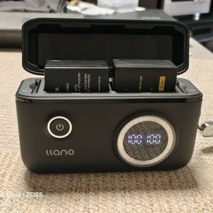 綠巨能,快速差電盒100%新,可快速差W126富士相機電池兩舊及可放置2張記憶卡