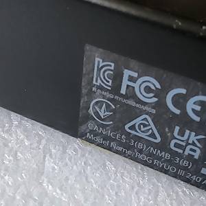 華碩 asus rog ryuo III 240 argb 電腦主機 cpu 水冷散熱器 電競 新淨