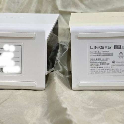 LINKSYS E9450 WIFI 6 AX5400 MESH ROUTER 2隻