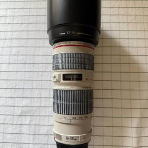 95% 新 Canon 70-200mm 4 L USM 連 Kenko MC UV 67mm Filter 及遮光罩 Made in Jap...