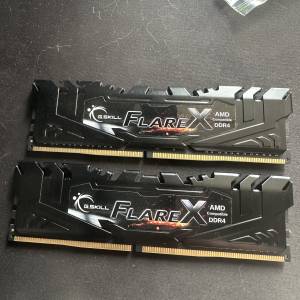 Gskill flare x 3200 cl14 ddr4 三星b-die 16gb