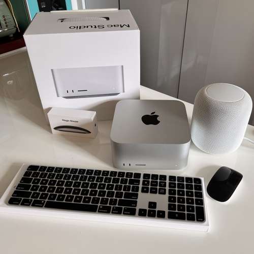 平讓 Mac Studio M1 Ultra / 128GB Ram / 2TB + Magic Mouse & Keyboard 加送HomePod!