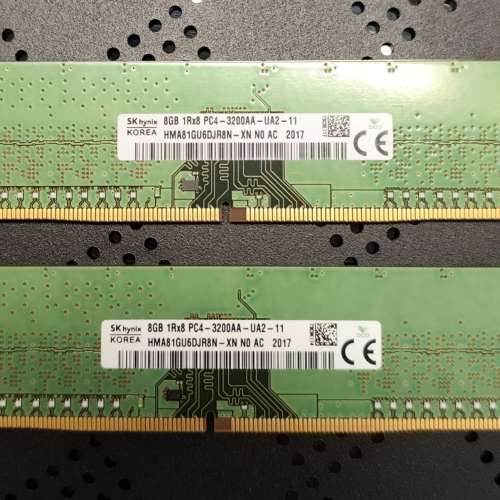SK Hynix DDR4-3200 16GB (2x8GB) HMA81GU6DJR8N