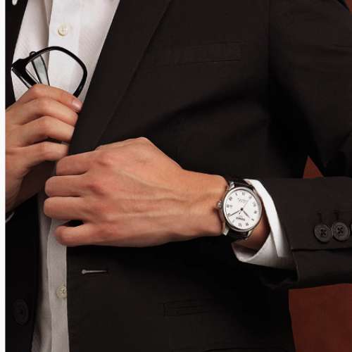 Tissot天梭官方力洛克龔俊同款機械皮帶手錶男錶