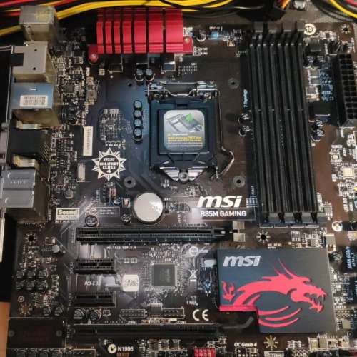 四代 B85M GAMING Micro-ATX主版 (正版Window10Home啟用碼) Socket 1150
