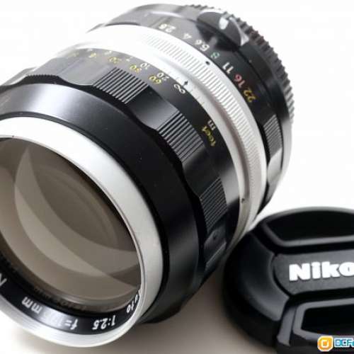 Nikon Nippon Kogaku Nikkor-P 105mm F/2.5銀咀(non-AI )鏡片95新   具德味藝康銀咀...