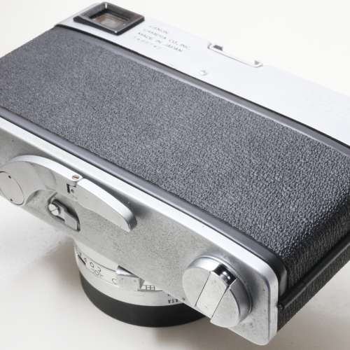Canon 1.9大光圈Canonet全機械黃斑疊影對焦旁軸機,操作正常易用(1961年古董)