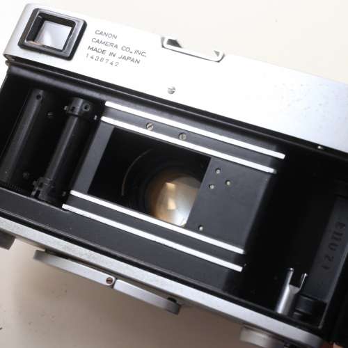 Canon 1.9大光圈Canonet全機械黃斑疊影對焦旁軸機,操作正常易用(1961年古董)