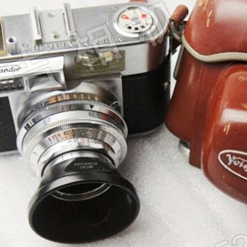 Voigtlander古董遮光罩310/32合口徑30.5mm的鏡頭(方型、銅造、黑色)