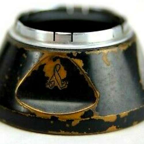 Voigtlander古董遮光罩310/32合口徑30.5mm的鏡頭(方型、銅造、黑色)