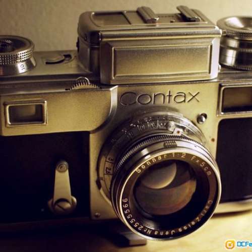 Contax Zeiss Sonnar 5cm f2 頂級老蔡1939白鏡 (改A7)最近對焦5吋  A7r3專用