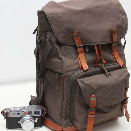 Zkin Raw Yeti名牌相機背囊, 防水帆布加牛皮,適合重量負載,上山下海,真正九五新