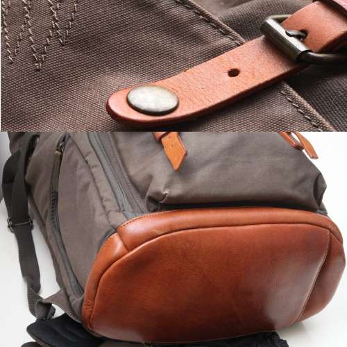 Zkin Raw Yeti名牌相機背囊, 防水帆布加牛皮,適合重量負載,上山下海,真正九五新