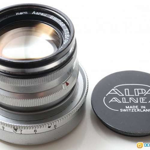 Kern Aaran Switar 50mm f/1.8 (Alpa) 早期版本  瑞士標頭之王， 罕有外内(鏡片)95...