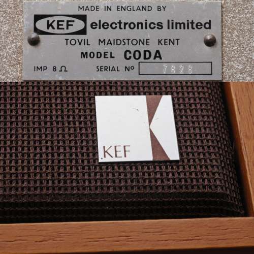 KEF Coda SP1034(1973)15 Ohms LS3/5A的原汁原味B110低音SP1003+T27高音SP1032(靚聲!)