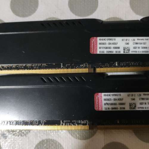 Kingston DDR4 2400 16GB Kit (2x8GB) Desktop Ram