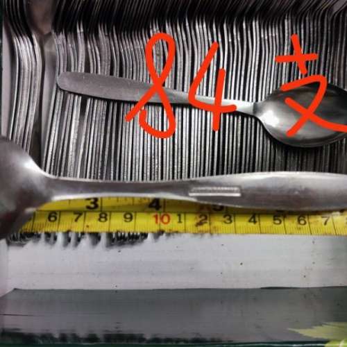 不銹鋼匙羹茶餐廳冰羹湯匙茶匙咖啡匙甜品匙餐匙餐羹茶羹小匙羹批發84支stainless s...