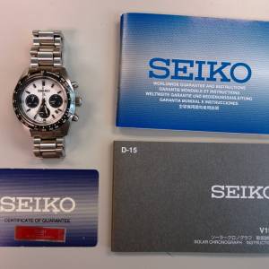 99% New Seiko精工 SSC813P1 熊貓面精通拿