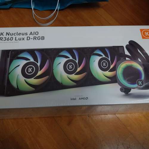 全新 EKWB EK-Nucleus CR360 Lux D-RGB Intel/AMD CPU 水冷散熱器