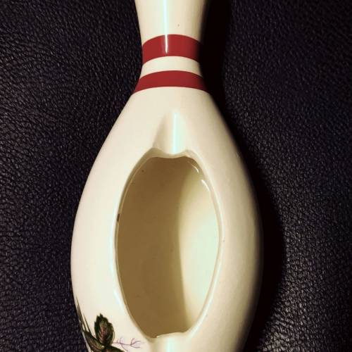 Vintage rare日本昭和保齡球煙灰缸Bowling pin ashtray