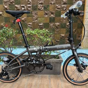 (車架平焊版 內摺頭柱) DAHON K3 PLUS MINI 9速 16吋349 碟剎 鋁合金 折叠車 送水架...