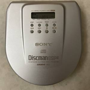 sony d-e805 discman walkman cd player,八成新，光頭精神