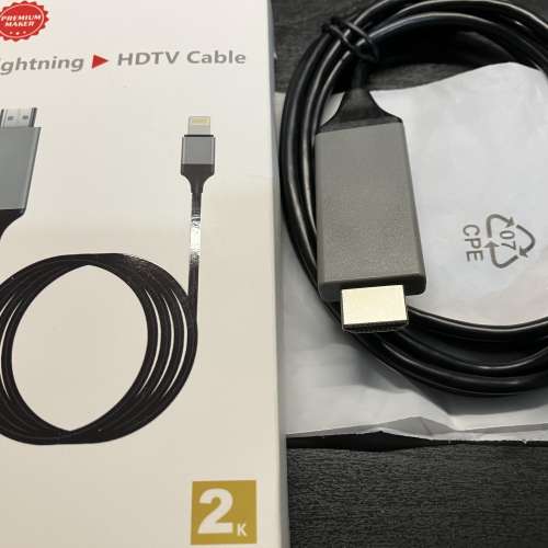 HDMI to lightning 線 手機同屏 雙重享受 即插即用