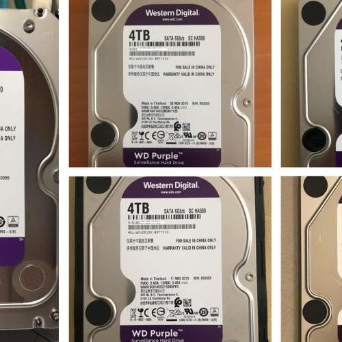 Western Digital WD40EJRX Purple SATA3 4TB