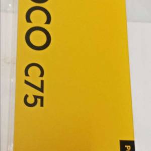 未開封Poco c75(港行， 黑色，6/128)