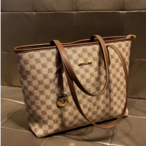 全新2025真皮高級訂製大容量通勤單肩手提托特大包