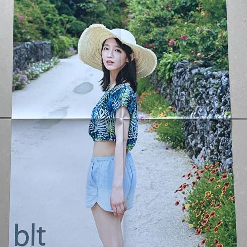 吉岡里帆 日本 女優 海報 Japan idol aritst poster blt graph
