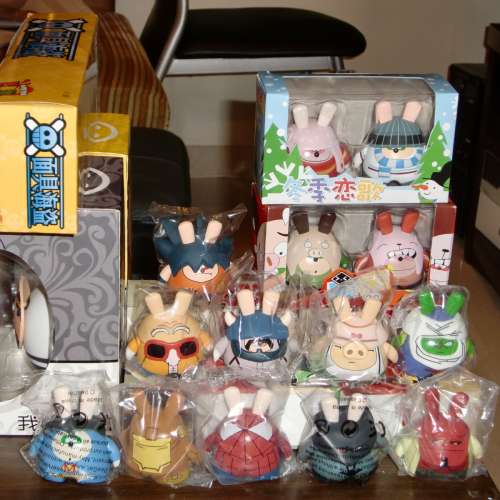 各款漫画英雄小公仔模型