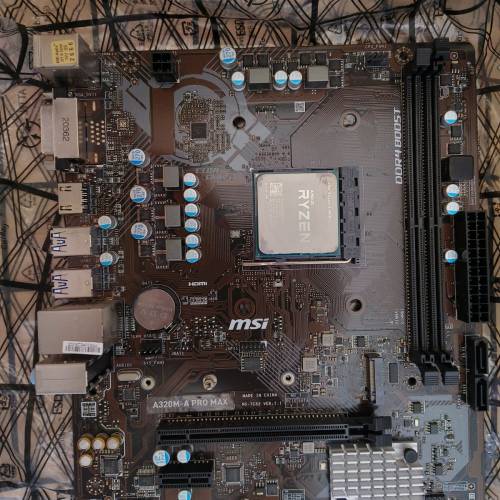 MSI A320m a pro max + R5 1400