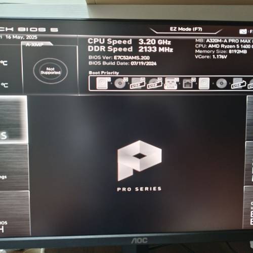 MSI A320m a pro max + R5 1400