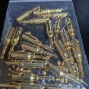 美國CMC純紅銅24K鍍金喇叭蕉插