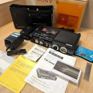 99% 新SONY TCM-5000EV專業錄音磁帶機連盒