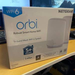 Netgear Orbi Wifi6 AX5400 RBK762 全新 $1300
